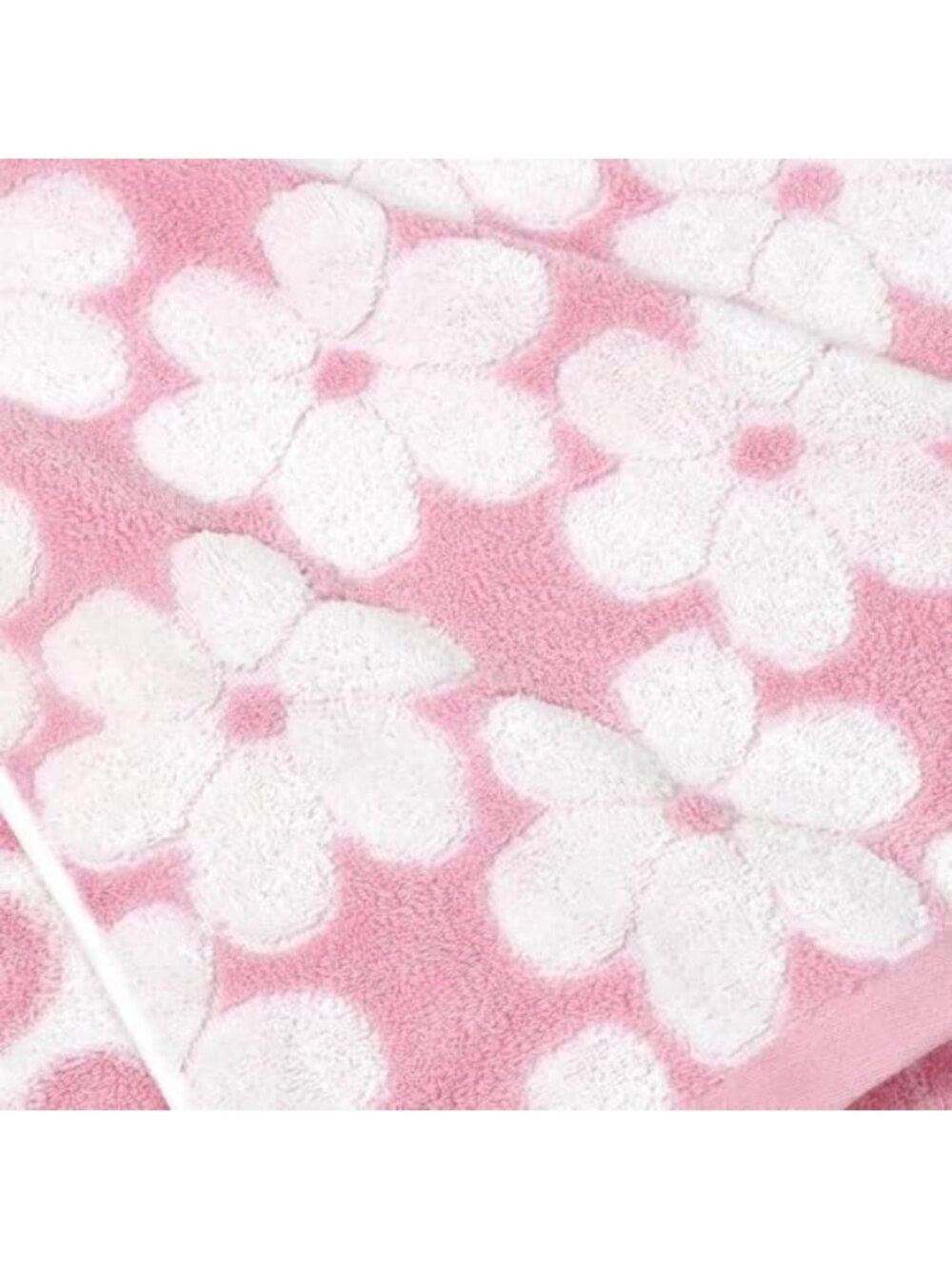 Super Absorbent Pink Bath Towels Set of 2, Decorative 27.5x55 Inches, Soft - Picture 5 of 7